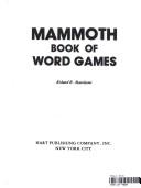 Cover for Mammoth book of word games