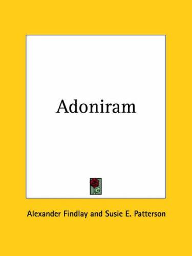Cover for Adoniram