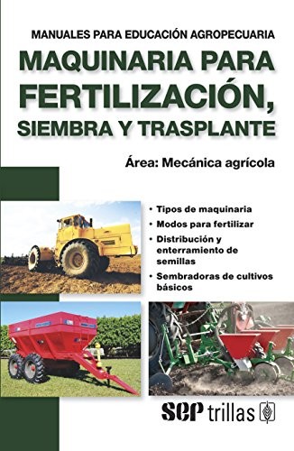 Cover for Maquinaria para fertilizacio n, siembra y trasplante
