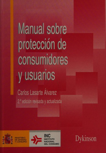 Cover for Manual sobre protección de consumidores y usuarios