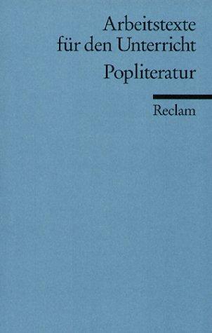 Cover for Pop- Literatur.