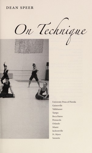 Cover for On technique