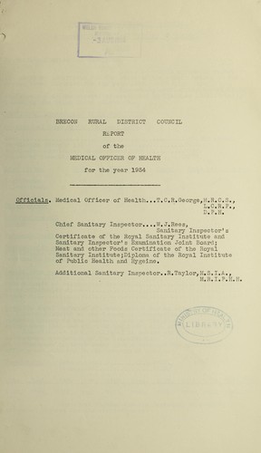 Cover for [Report 1954]