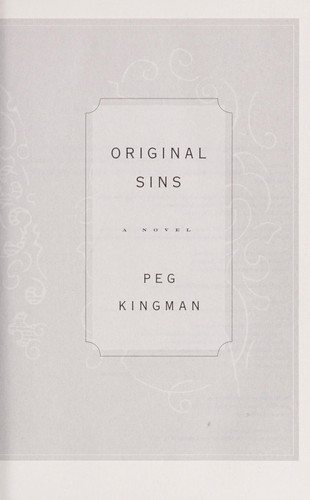 Cover for Original sins