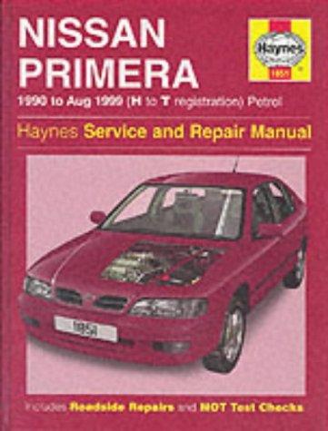 Cover for Nissan Primera (1990-99) Service and Repair Manual (Haynes Service and Repair Manuals)