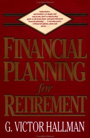 Cover for Financial planning for retirement