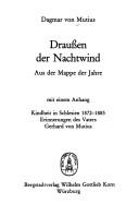 Cover for Draussen der Nachtwind