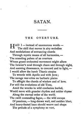 Cover for Satan