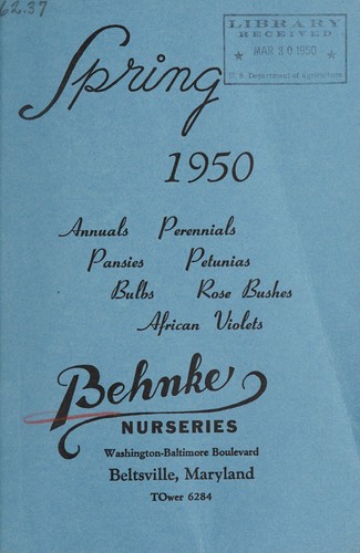 Cover for Spring 1950