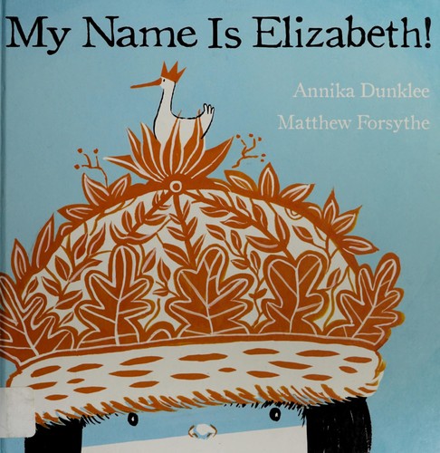 Cover for My Name is Elizabeth