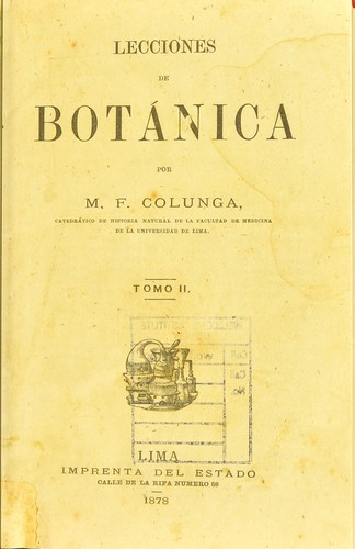 Cover for Lecciones de bot©Łnica
