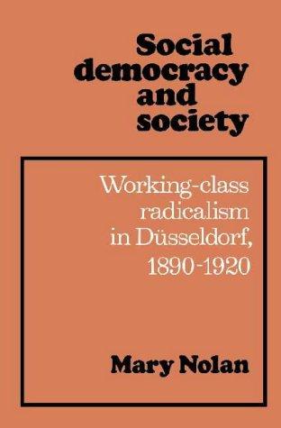 Cover for Social democracy and society