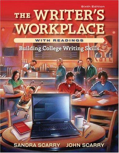 Cover for The Writer's Workplace with Readings