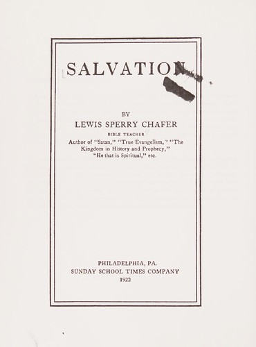 Cover for Salvation
