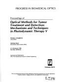 Cover for Proceedings of optical methods for tumor treatment and detection