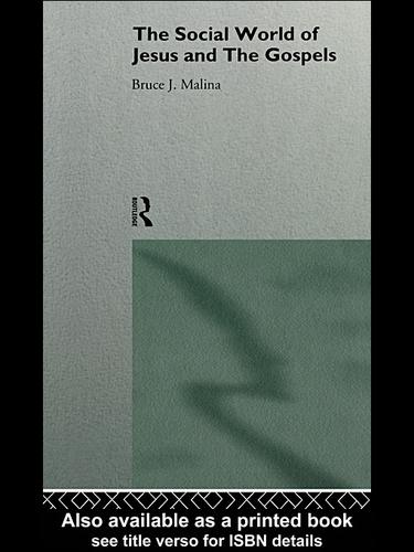 Cover for The Social World of Jesus and the Gospels