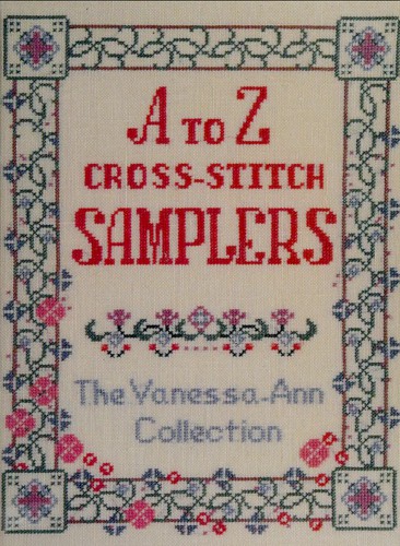 Cover for A to Z cross-stitch samplers