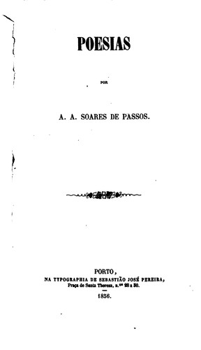 Cover for Poesias