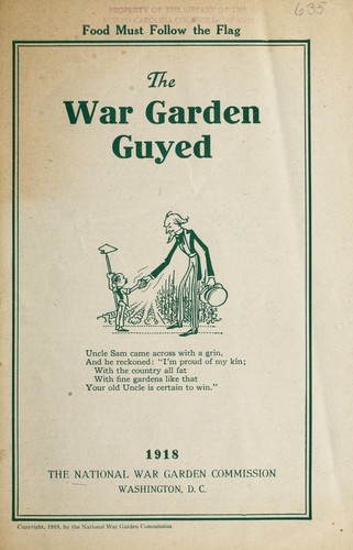 Cover for The war garden guyed