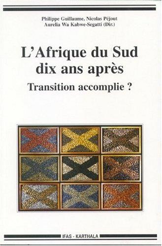 Cover for L' Afrique du Sud dix ans après