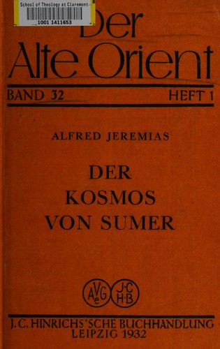 Cover for Der Kosmos von Sumer