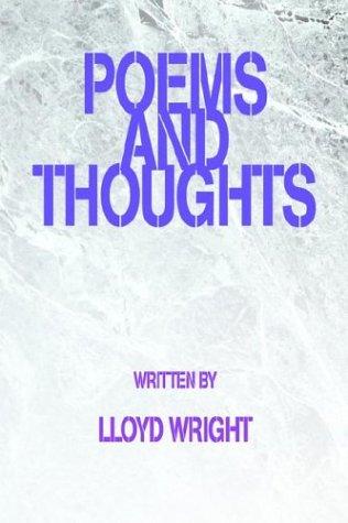 Cover for Poems and Thoughts