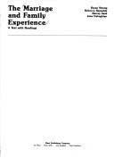 Cover for The Marriage and family experience