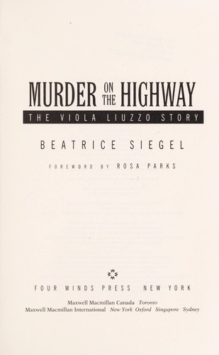 Cover for Murder on the highway