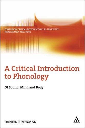 Cover for A critical introduction to phonology