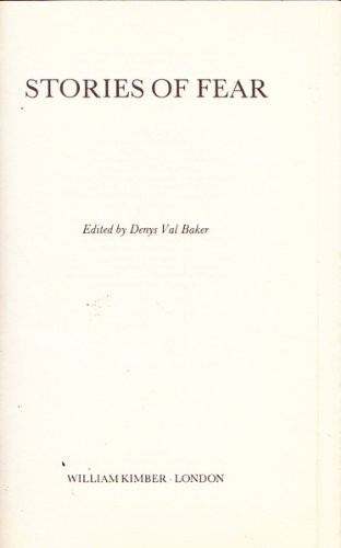 Cover for Stories of fear
