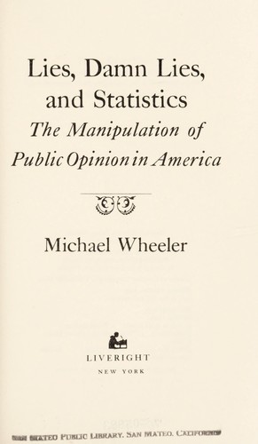 Cover for Lies, damn lies, and statistics