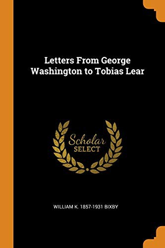 Cover for Letters from George Washington to Tobias Lear
