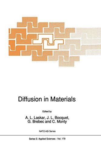 Cover for Diffusion in Materials
