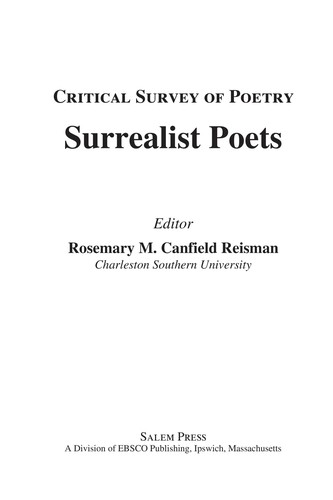Cover for Surrealist poets