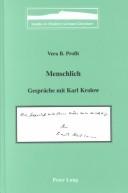 Cover for Menschlich