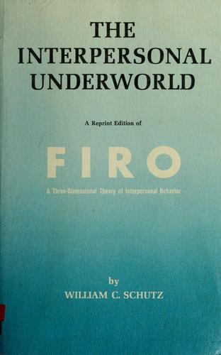 Cover for The interpersonal underworld