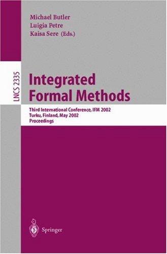 Cover for Integrated Formal Methods