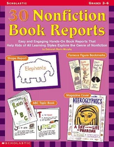 Cover for 30 Nonfiction Book Reports