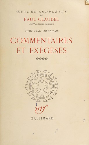 Cover for Oeuvres completes.