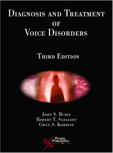 Cover for Diagnosis and Treatment of Voice Disorders, Third Edition