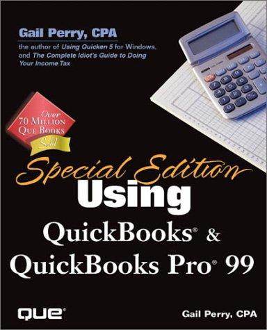 Cover for Using QuickBooks and QuickBooks Pro 99