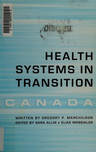 Cover for Health systems in transition