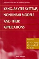 Cover for Yang-Baxter systems, nonlinear models, and their applications