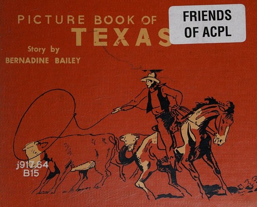 Cover for Picture book of Texas