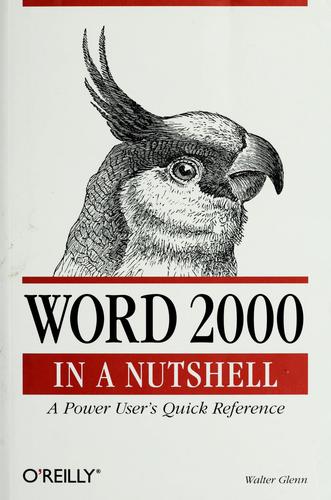 Cover for Word 2000 in a nutshell