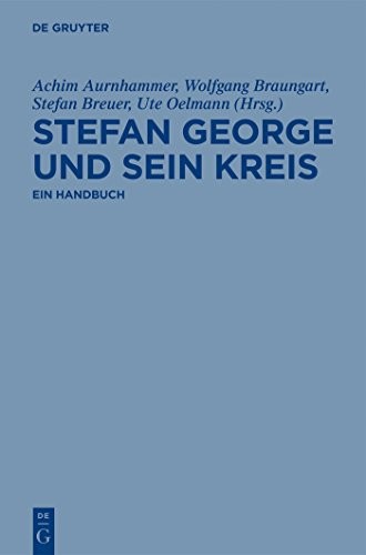 Cover for Stefan George und sein Kreis: Ein Handbuch (German Edition)