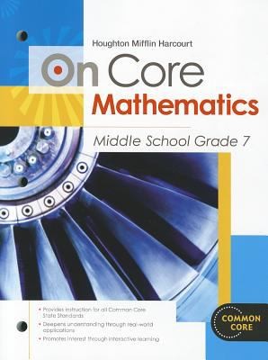 Cover for Holt McDougal Middle School Math Oncore