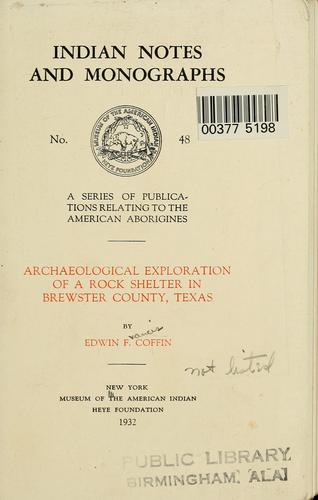 Cover for Aims and objects of the Museum of the American Indian, Heye foundation