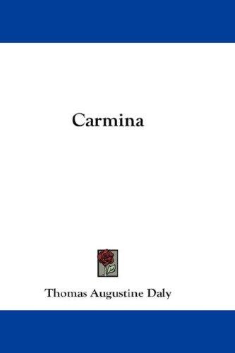 Cover for Carmina