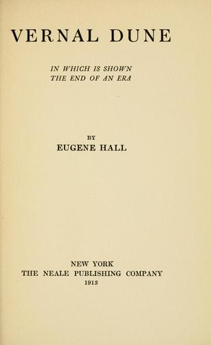 Cover for Vernal Dune